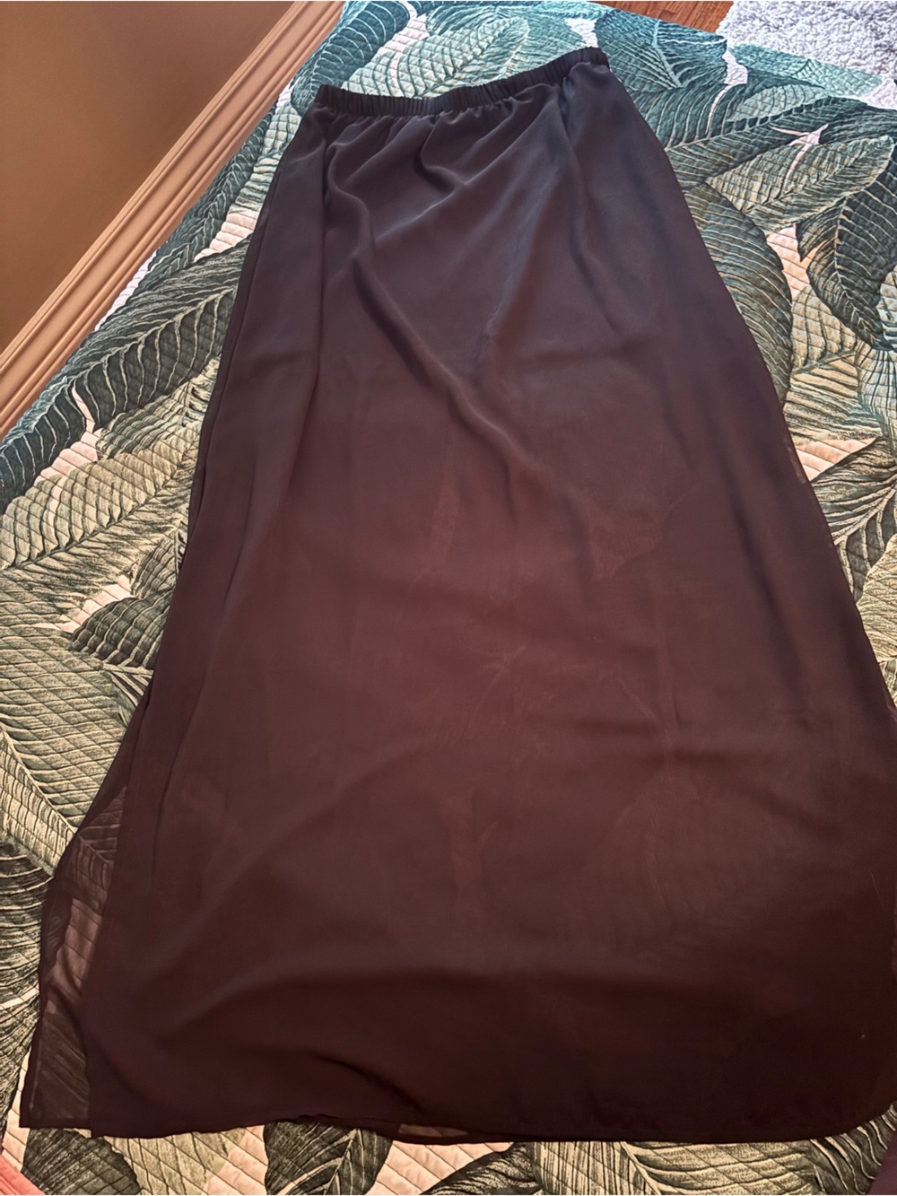 Soprano Black Sheer  Skirt